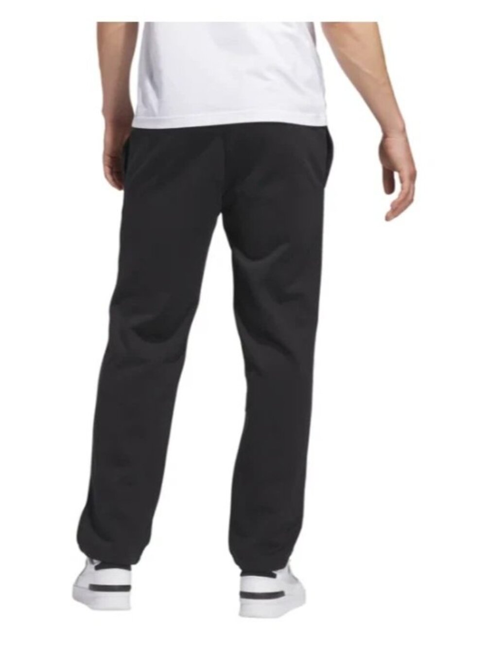 NWT adidas Men's Fleece Pant Regular Fit - Black - XL - Picture 2 of 5